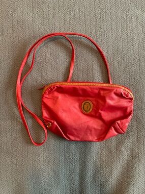Trussardi Red Crossbody Bag with Contrast Trim